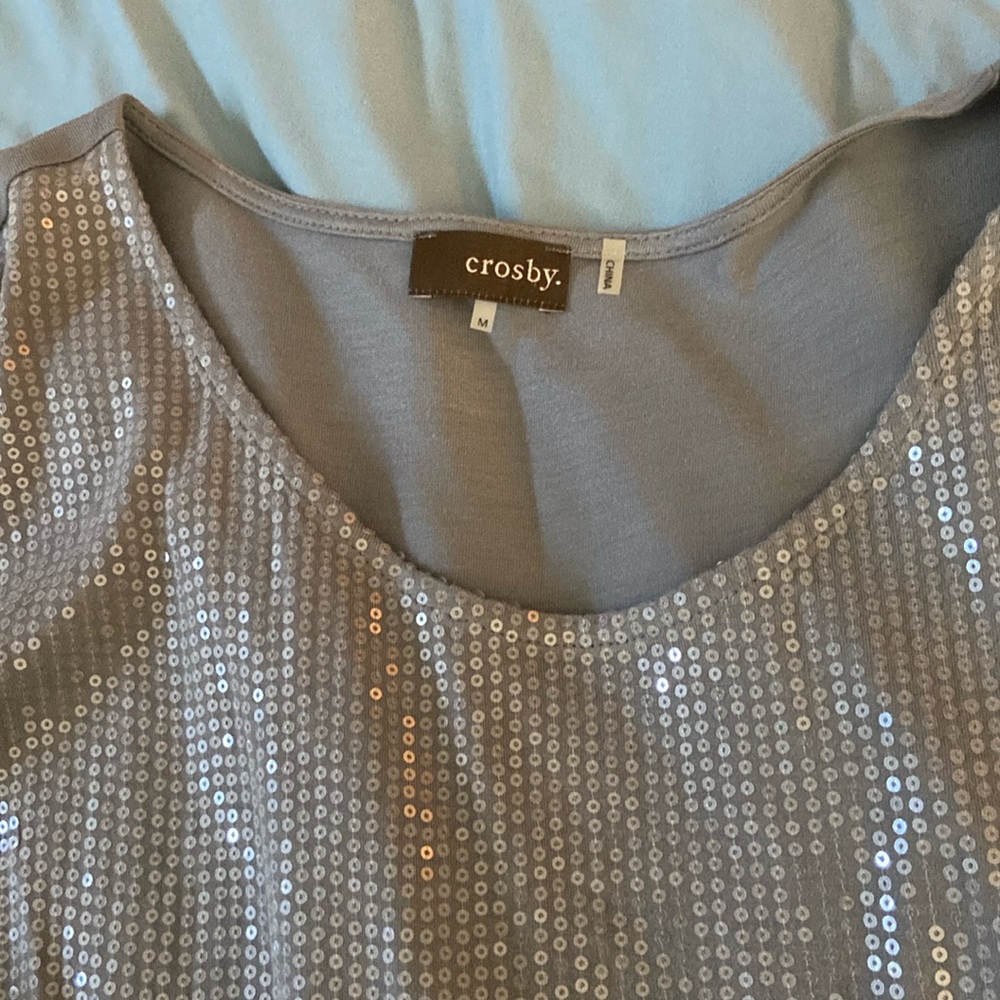Grey sparkle tshirt